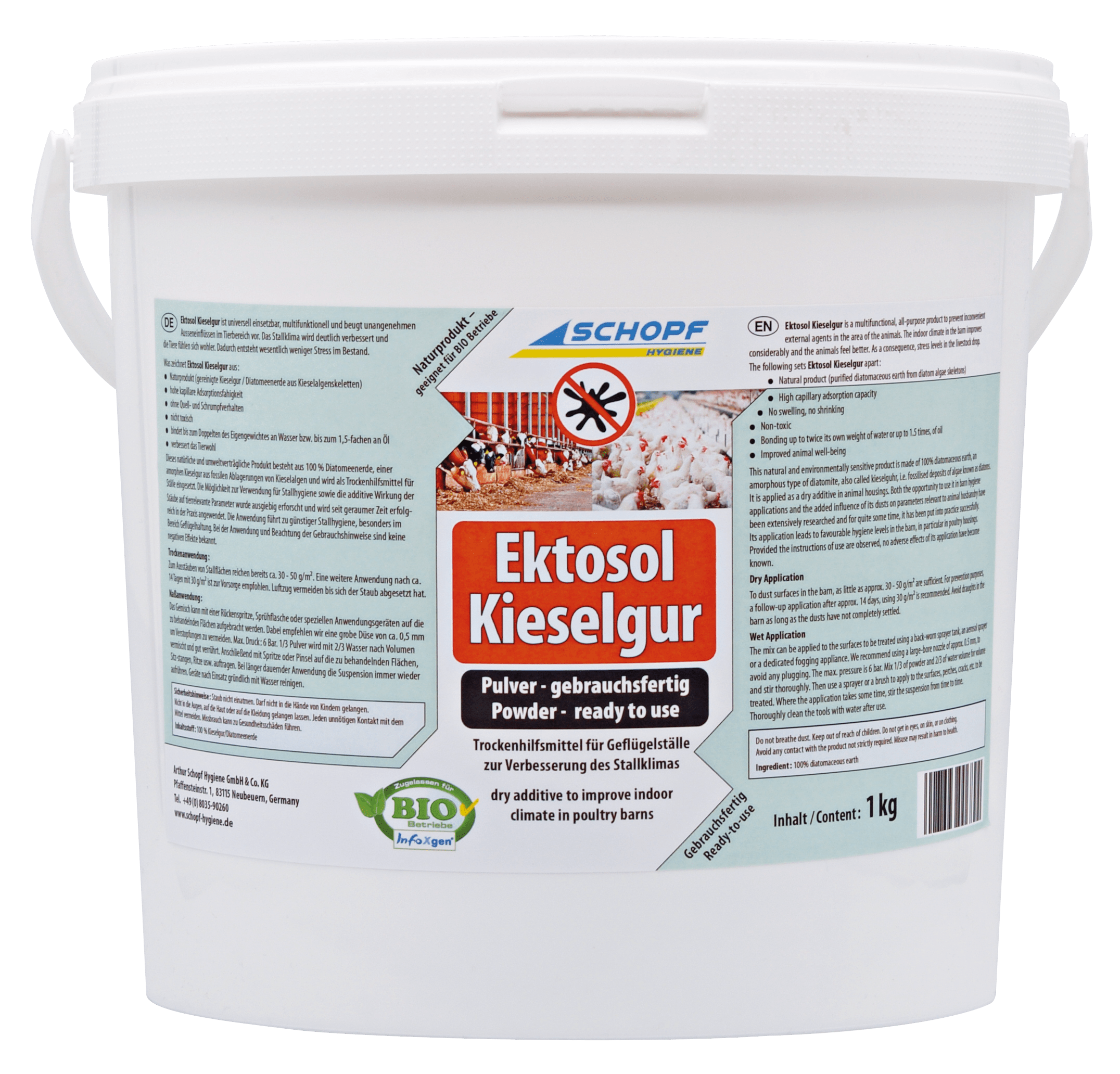 Schopf Ektosol Kieselgur 1kg